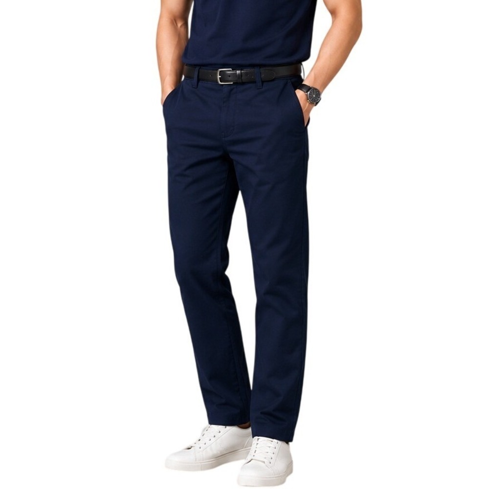 "NWT* Dickies Twill Work Pants Mens 30x30 Navy Blue Flex Skinny Straight